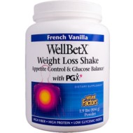Natural Factors, WellBetX, коктейль для похудения