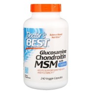 Doctor’s Best, МСМ глюкозамина и хондроитина с OptiMSM