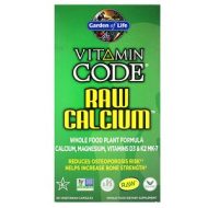 Garden of Life, Vitamin Code, кальций RAW, 60 вегетарианских капсул