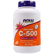 Now Foods, Витамин С «Жевательный C-500»