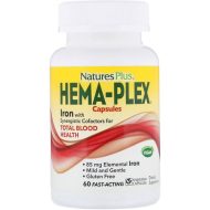 Nature’s Plus, Капсулы Hema-Plex